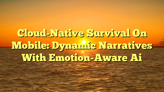 Cloud-Native Survival On Mobile: Dynamic Narratives With Emotion-Aware Ai