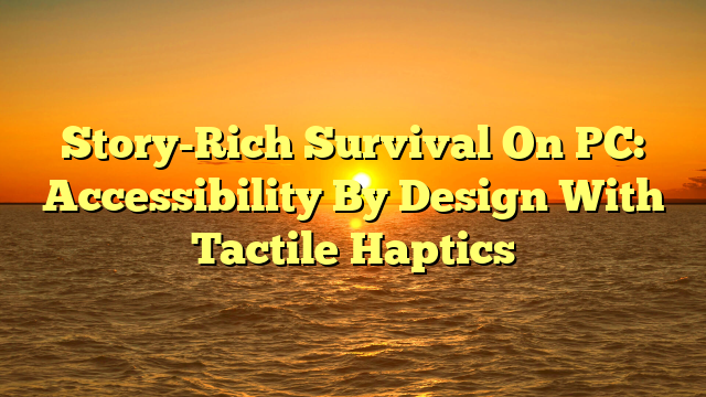 Story-Rich Survival On PC: Accessibility By Design With Tactile Haptics
